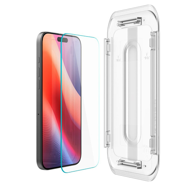 Spigen Glas.tR EZ Fit härdat glas för iPhone 16 Pro Max - 2-pack