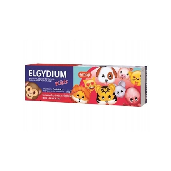 Elgydium Barn Tandkräm Jordgubbssmak 3-6 år/ 50 ml