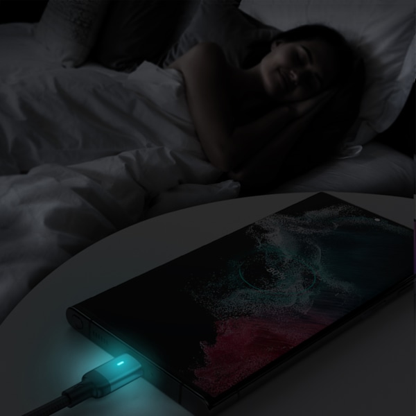 Joyroom Extraordinär USB-A/USB-C-kabel A10/ 3A/ 1/2 m - Svart