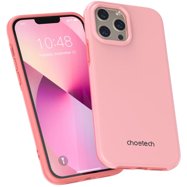 Choetech MFM Stötsäkert Skal för MagSafe iPhone 13 Pro Max Rosa