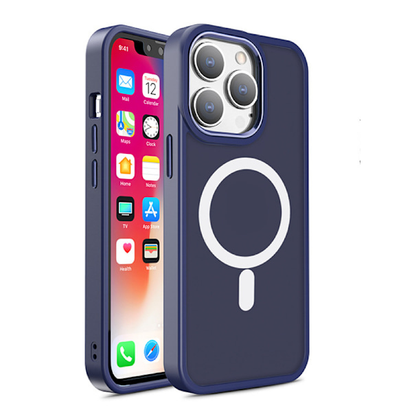 Magnetiskt Skal med MagSafe Color Matte Case för iPhone 15 Pro M