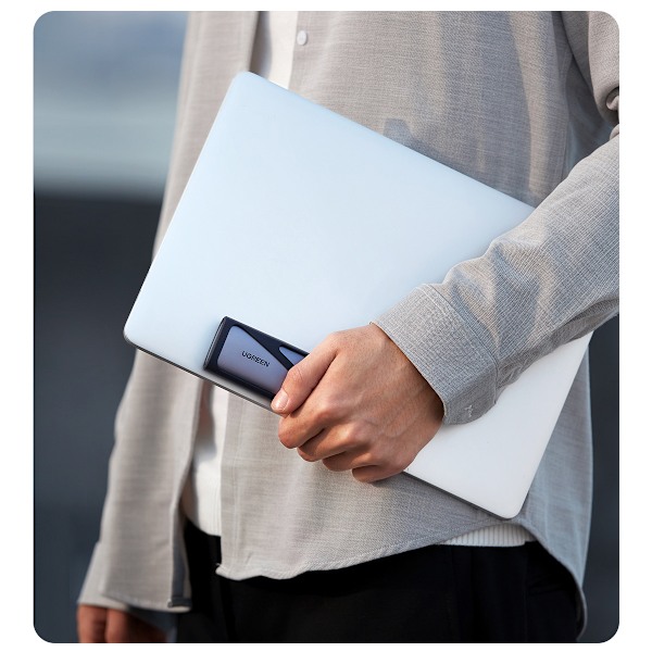 Ugreen CM400 90264 Grå M.2 SSD-fodral med USB-C 3.2-port