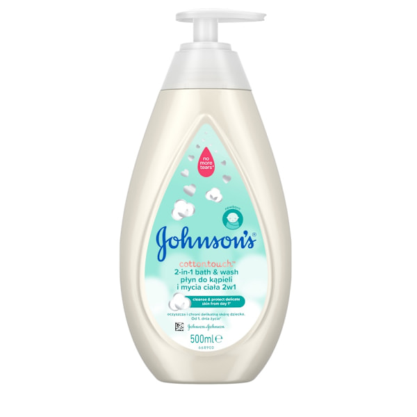 Johnson's Delikata Bomull Touch 2-i-1 Tvål för Bad och Kropp/ 50