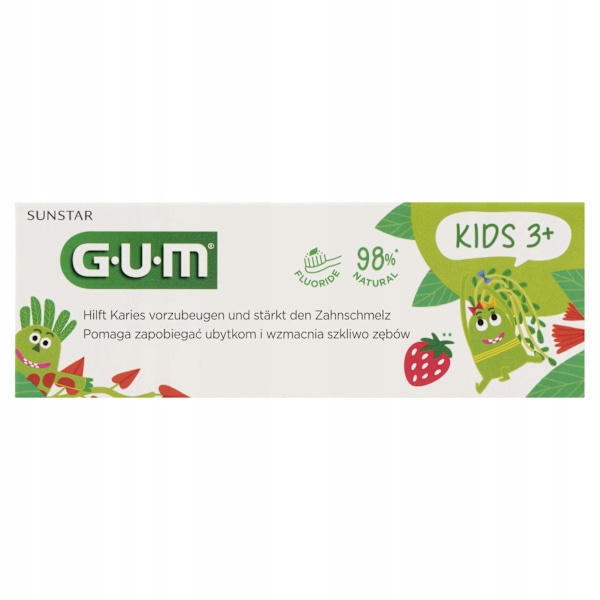 Sunstar GUM Lasten Hammastahna 3+ 3000, 50 ml - Pitkä Käyttöaika!