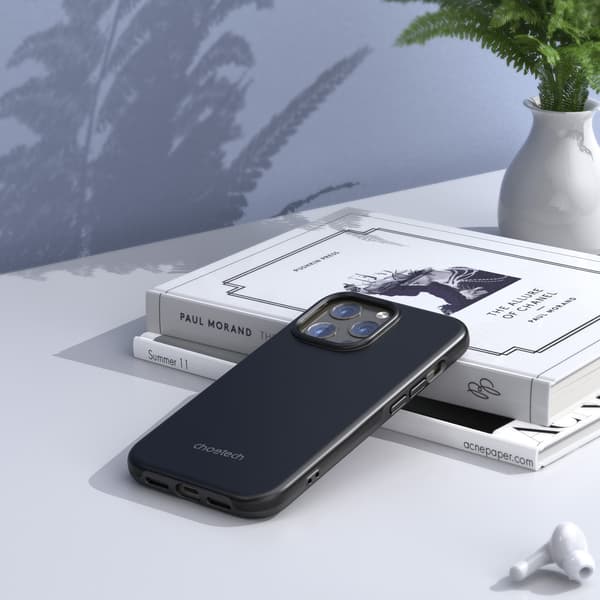 Choetech MFM-cerifierat Antiglidskal för iPhone 13 Pro/ Svart (M