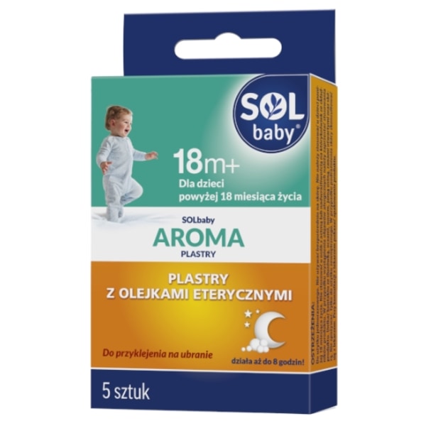 SOLbaby Aromaterapeutiska Plåster för Barn över 18 månader - 5 s