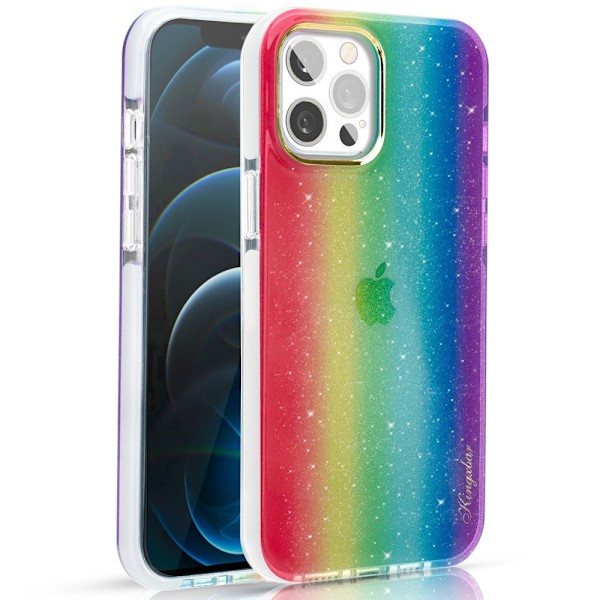 Kingxbar Ombré Skal för iPhone 12 Pro Max - Flerfärgad Design