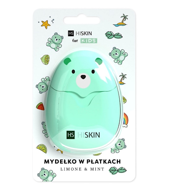 HiSkin Barn Tvålblad för Händer/ Citron & Mynta/ 50 stycken