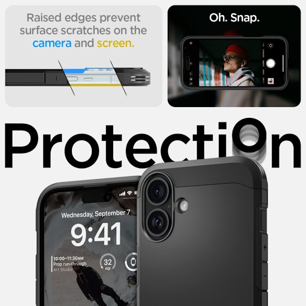 Spigen Tough Armor MagSafe-fodral med stöd för iPhone 16 Plus -
