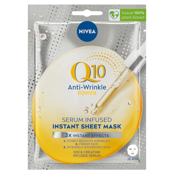 Nivea Q10 Ansiktsmask med Anti-Age Serum/ 1 Styck