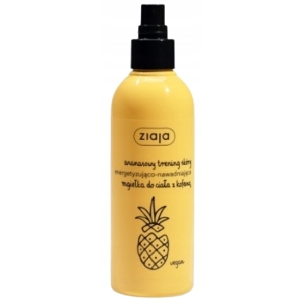 Ziaja/ Ananasig hudträning/ kroppsspray med koffein/ 200 ml