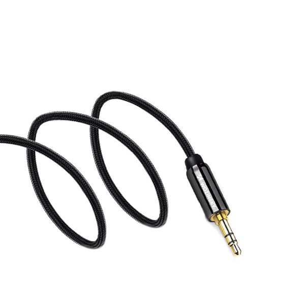 Wozinsky Universal Ljudkabel Mini Jack till Dubbel AUX 2m Svart