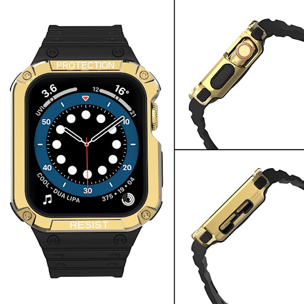 Skydd Glasbandskal för Apple Watch 7 / 6 / 5 / 4 / 3 / 2 / SE (4