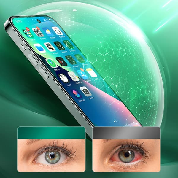 Joyroom Knight grönt glas för iPhone 14 Plus med Anti Blue Light