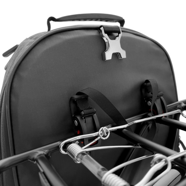 Wozinsky Cykelväska 30L med Ram för Cykelställ/ Svart (2-i-1 Fun