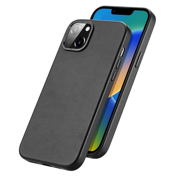 Dux Ducis Grit iPhone 14 Plus Läderfodral - Elegant Konstläder S