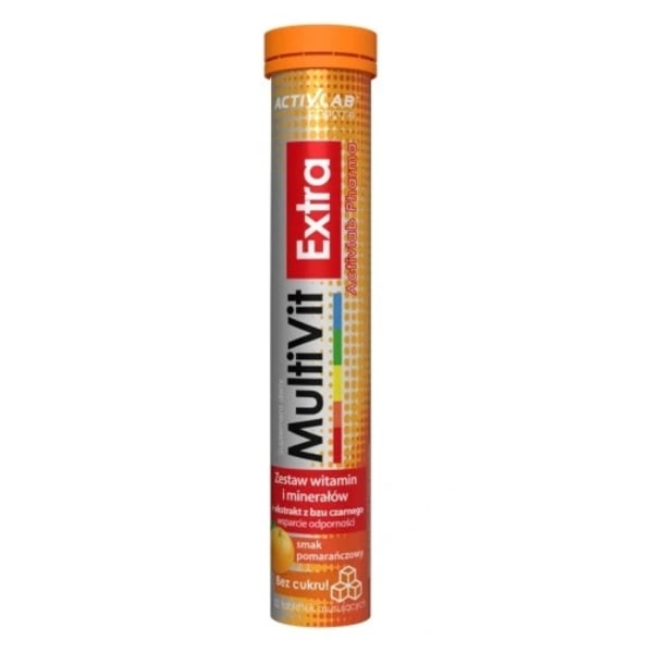 Multivitamin med apelsinsmak/ 20 brustabletter från Activlab Pha