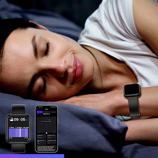 Choetech WT001 Smartklocka med samtalsfunktion IP67 - svart
