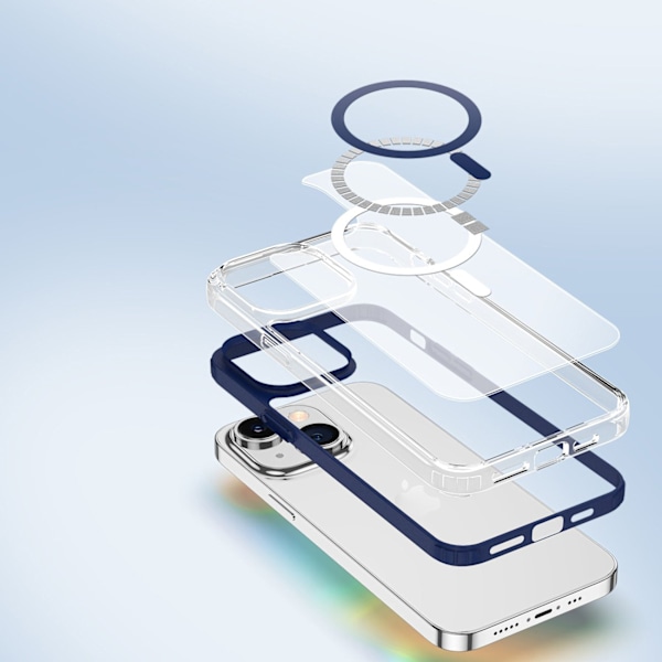 Dux Ducis Clin2 magnetiskt fodral för iPhone 14 med MagSafe/ blå