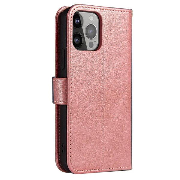 iPhone 15 Plus Magnetfodral med Ställfunktion - Rosa