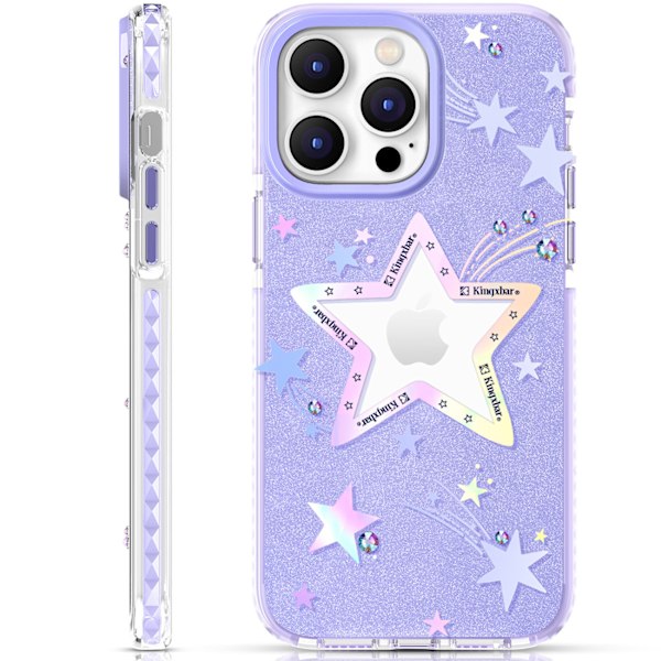 Kingxbar Heart Star Series Skal till iPhone 14 Plus med Stjärnmö