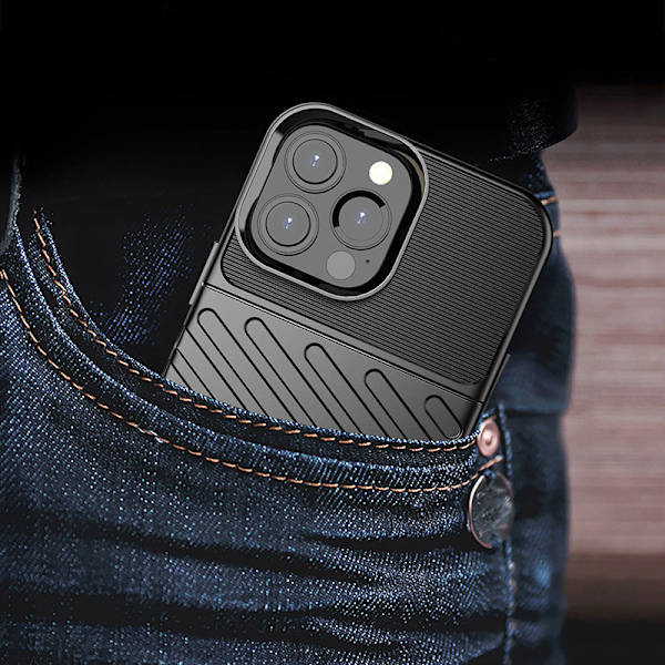 Elastiskt pansarfodral iPhone 13 Pro Max Grön