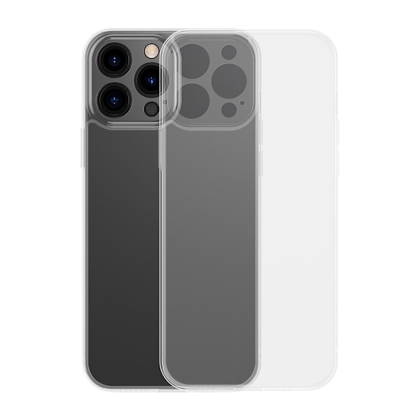 Baseus Satin Glasfodral för iPhone 13 Pro Max - Styvt Allsidigt