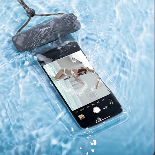 Baseus AquaGlide Vattentätt Fodral IPX8 med Slide Lock System -