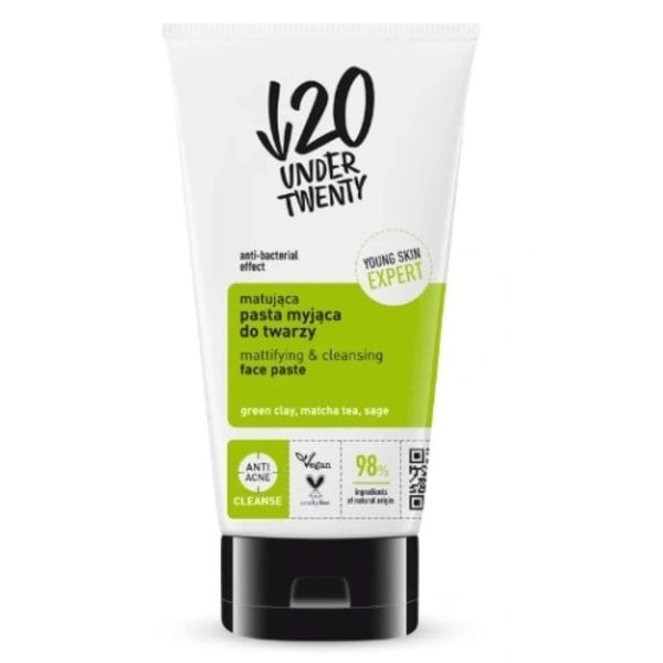 Under Twenty Matt Rengörande Ansiktstvätt/ 150 ml