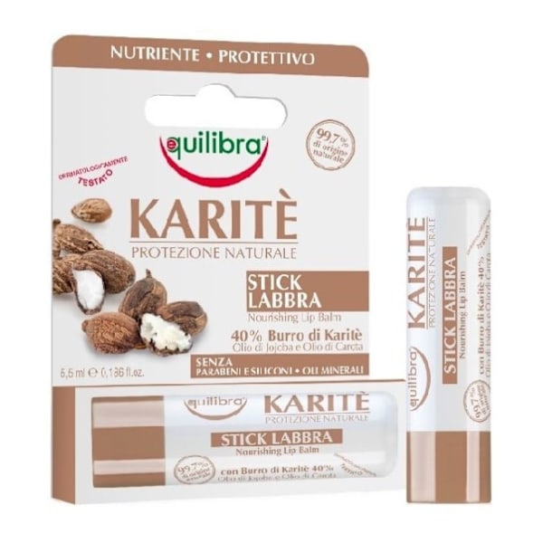 Naturligt läppbalsam med sheasmör - återfuktning och balans. 5/5