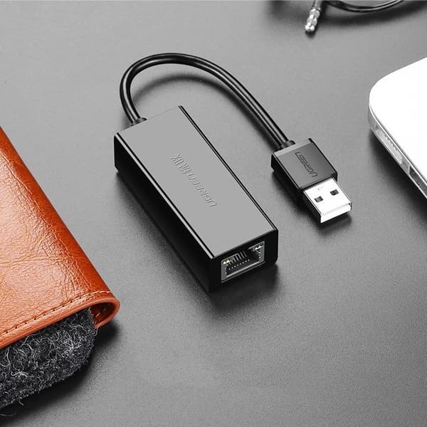 Ugreen Extern Nätverkskort RJ45 - USB 2.0 100 Mbps Ethernet Svar