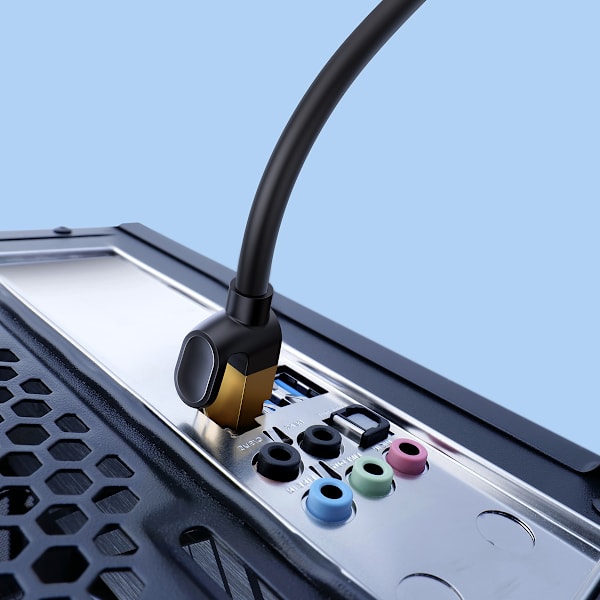Baseus Speed Seven snabb nätverkskabel RJ45 10Gbps 1m svart (WKJ