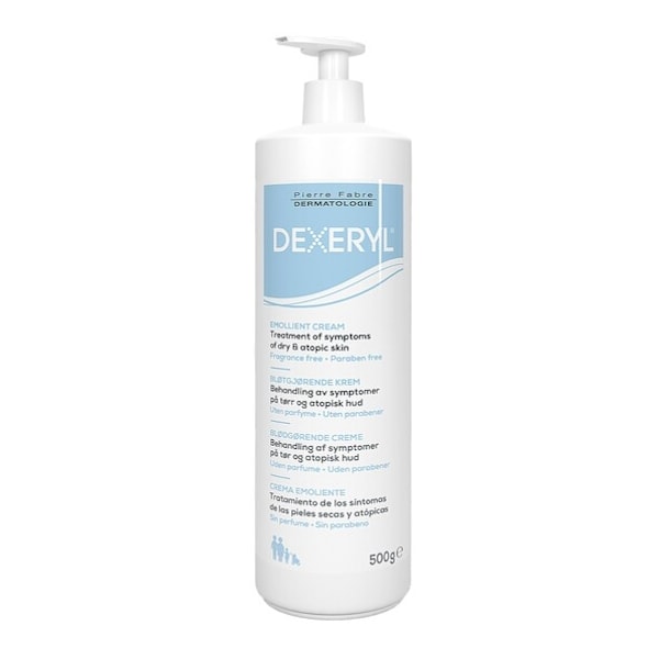 Dexeryl Hudkräm Emollient/ 500g – Utgångsdatum: 29.2.2024