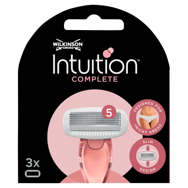 Wilkinson Intuition Complete - Naisten Partakoneenterät, 3 Kpl