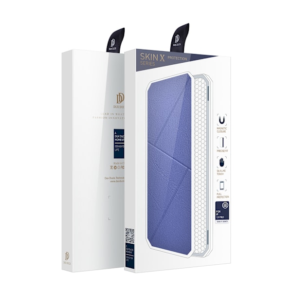 DUX DUCIS Skin X Fodral med Flip-lock för iPhone 13 Pro Blå