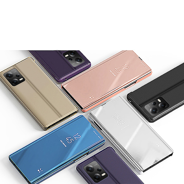 Xiaomi 13 Lite Klarsiktsfodral med Flip/ Svart