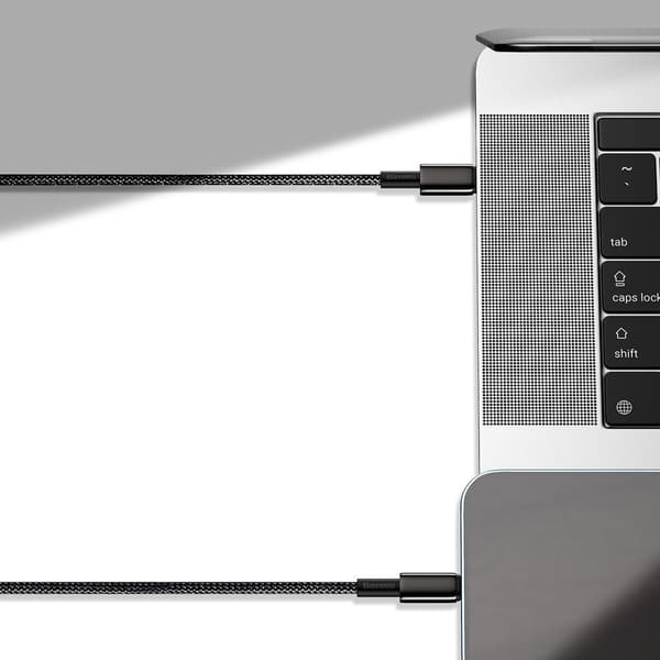 Baseus USB-C till USB-C Kabel 100W 5A Snabbladdning 1m - Svart