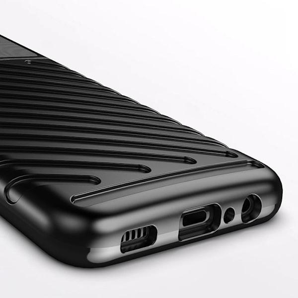 Tåligt Flexibelt Skal för Samsung Galaxy A03s - Svart