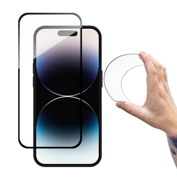 Wozinsky Flexi Nano Härdat Glas för iPhone 14 Pro - Heltäckande