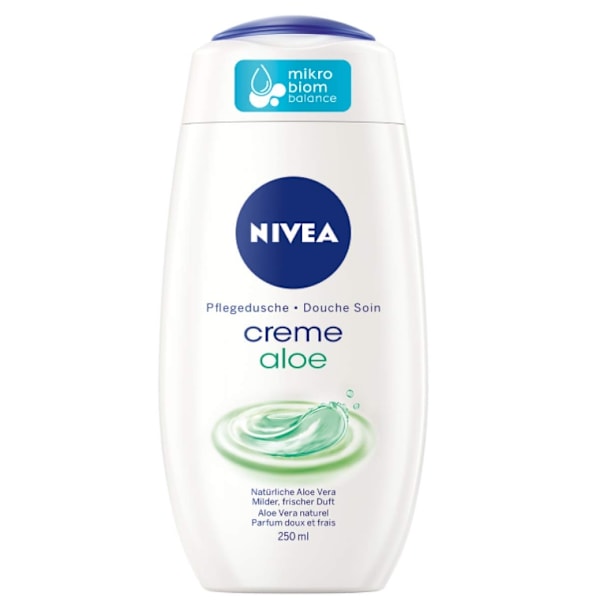 Nivea Kräm & Aloe Duschgel/ 250ml - Skonsam rengöring från Tyskl