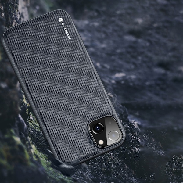 Dux Ducis Fino Nylonfodral för iPhone 14 Plus - Svart