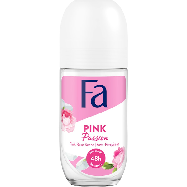 Fa Pink Passion rosa 48h Antiperspirant kula med rosdoft/ 50 ml