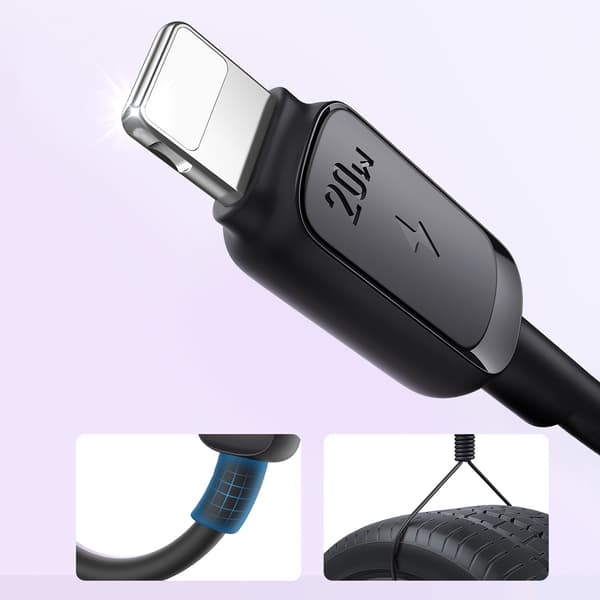 Kabel Joyroom Multi-Color Series A14 USB-C / Lightning 20W 1/2 m