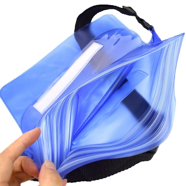Vattentät midjeväska av PVC - Gul