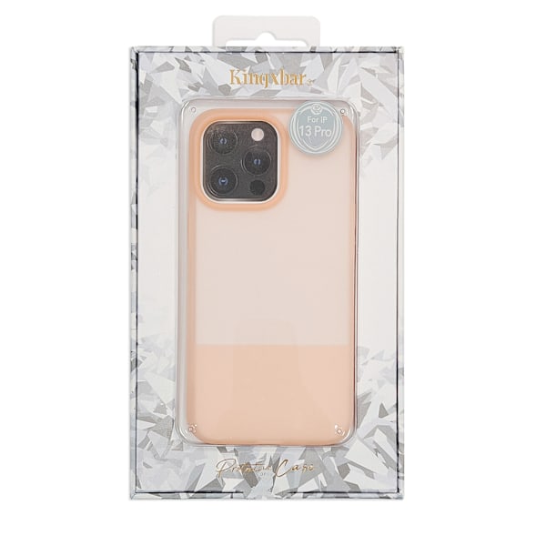 Kingxbar Plain Series skyddsfodral för iPhone 13 Pro Max - rosa