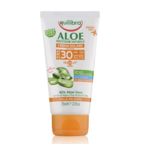 Balanserande Aloevera Solkräm SPF 30 UVB/UVA/ 75 ml