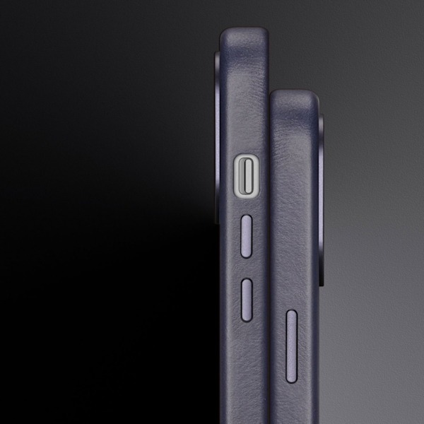 Dux Ducis Naples magnetiskt läderfodral för iPhone 14 med MagSaf