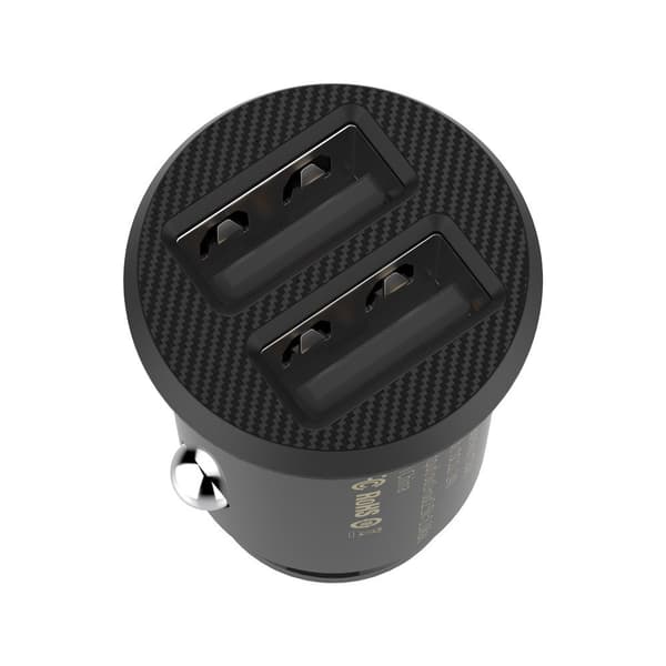 Baseus Grain Mini Biladapter CCALL-ML01 med Dual USB-A Portar 3.
