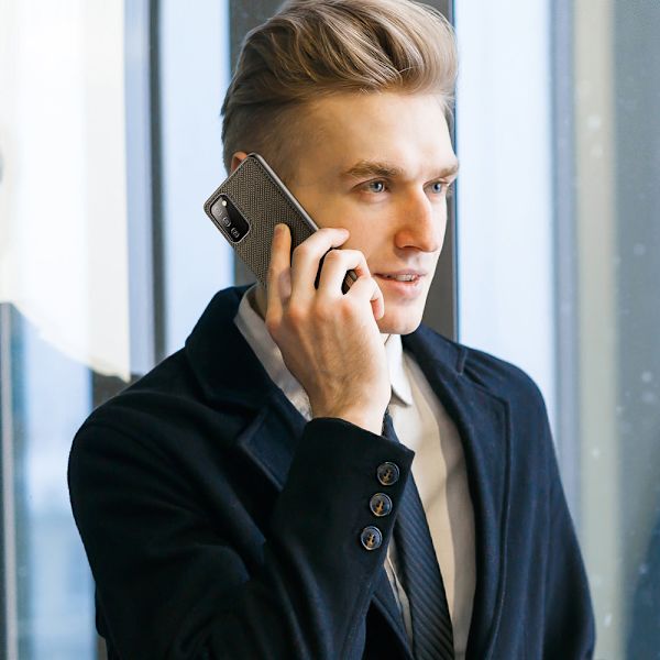 Samsung Galaxy A03s Fodral i Nylonmaterial – Grön från Dux Ducis