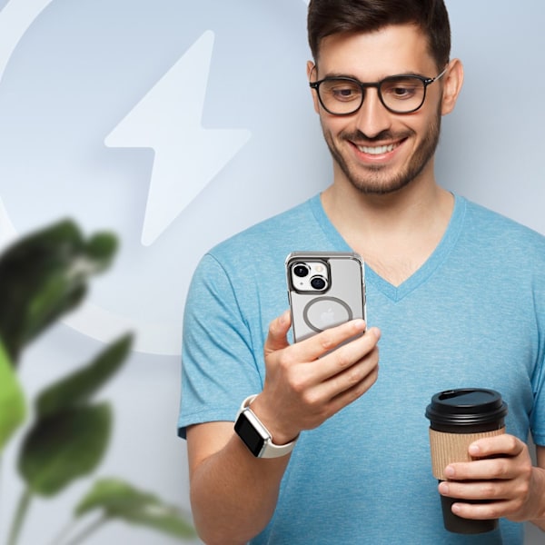 Dux Ducis Clin2 Magnetfodral för iPhone 14 Plus med MagSafe Grå